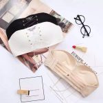 Golden Strapless bra