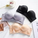 Comfortable strapless bra