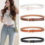 Fashionable Leather Belt [Brown]
