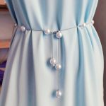 Pearl Chain Belt (Silver)