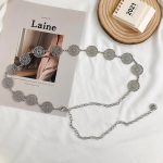 Hollow pattern waist Belt (silver) - Image 4