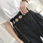 Hollow pattern waist Belt (Gold) - Image 5