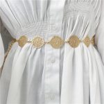 Hollow pattern waist Belt (Gold) - Image 3