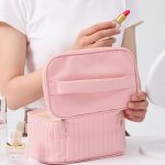 Collar cake cosmetic bag (Cream) - Image 8