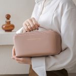 Travel cosmetic bag (Pink) - Image 2