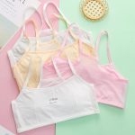 Cotton mesh teenage bra