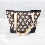 Versatile canvas bag (Brown braid) - Image 4