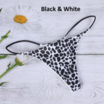 Thin strap thong Panty -Print - Image 10