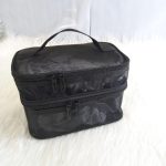 Mesh cosmetic bag (Black) - Image 4