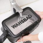 Wash cosmetic bag (Black) - Image 3