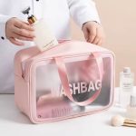 Wash cosmetic bag (Pink)