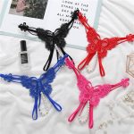 Butterfly lace thong penty