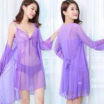 Lace Milian nightdress (Light Purple)