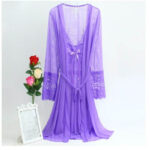 Lace Milian nightdress (Light Purple) - Image 2