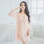 Lace Milian nightdress (Pink) - Image 2