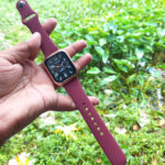 Rectangular fashion watch (Red) - Image 2