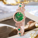 Luxury queen watch (Green) - Image 2