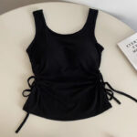 French drawstring short tops - Image 4