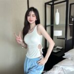 French drawstring short tops - Image 10
