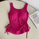 French drawstring short tops - Image 3