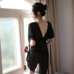 Mesh bow nightdress (Skin) - Image 6