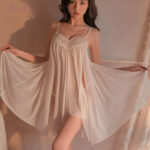 Flower Love Sea nightdress (White) - Image 5