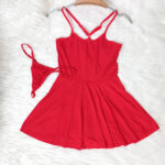 Yiyue lingerie nightdress (Red) - Image 5