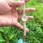 Rhinestone pearl strap watch (Gold) - Image 4