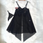 Tassels suit nightdress [Black] - Image 6
