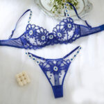 Flower lace bikini set - Image 3
