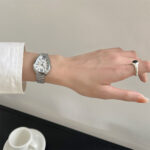 Snake head watch [Silver white]