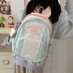 Dopamine Girl Backpack [Pink Green] - Image 3