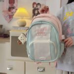Dopamine Girl Backpack [Pink Green]