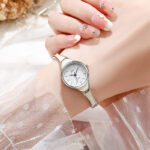 Simple casual bracelet watch [Silver] - Image 2