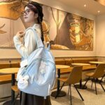 Student contrast backpack [Blue] - Image 2