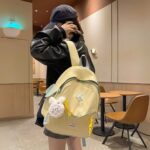 Student contrast backpack [Yellow] - Image 2