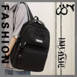 New Korean version backpack [Black]