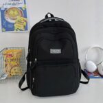 New Korean version backpack [Black] - Image 2