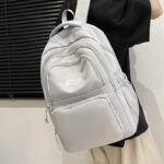 New Korean version backpack [Grey] - Image 3