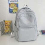 New Korean version backpack [Grey]