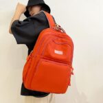 New Korean version backpack [Orange] - Image 4