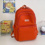 New Korean version backpack [Orange]