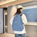 Students simple backpack [Blue] - Image 4