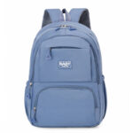 Students simple backpack [Blue]