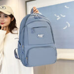 Students simple backpack [Blue] - Image 2