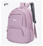 Students simple backpack [Purple]
