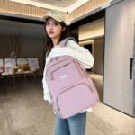 Students simple backpack [Purple] - Image 2