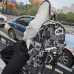 Trendy cool backpack [Black] - Image 3