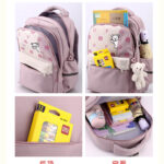 Cute bear backpack [Black] - Image 6