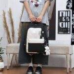 Cute bear backpack [Black] - Image 3